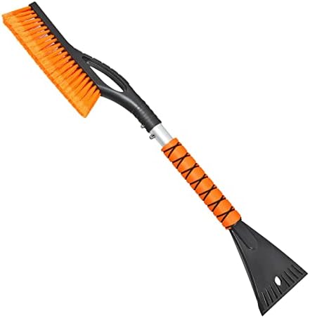 Aoryoa 27" Ice Scraper Snow Brush, Ice Scraper for Car Windshield Detachable Snow Removal Tool with Ergonomic Foam Grip Automotive Accessories for Cars Trucks SUVs