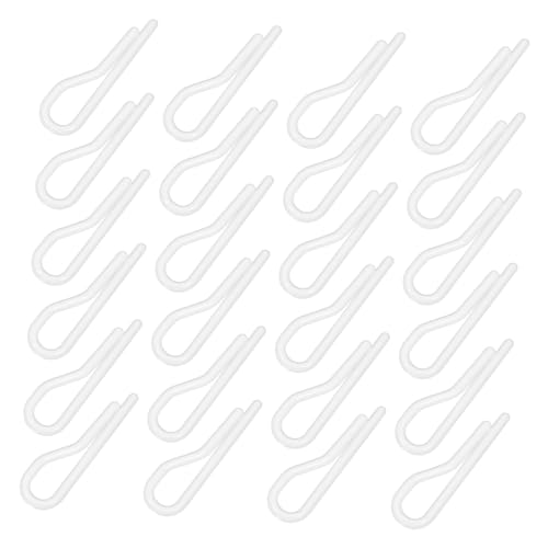ULTECHNOVO Pinzas para Camisas De Plástico Blanco 200 Unidades Multifuncionales para Embalaje Resistentes Sin Rebabas Ropa De Hombre y Mujer Uso Doméstico y Comercial
