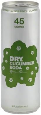 DRY SODA SODA CUCUMBER, 12 OZ