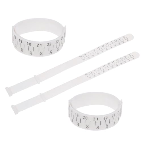 SEWOART 4 piezas Medidor de Pulseras Herramienta Precisa para Medir Talla de Muñeca y Brazaletes Exacto para Joyas