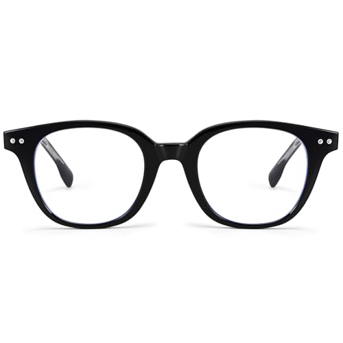 Image of Dollger Blue Light Blocking Glasses For Woman Men Thick Frame Square Computer BlueLight Glasses Clear Lens Non-Prescription