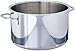 Spring CRISTAL Casserole Pot with Lid Diameter 20 cm Height 12 cm 3.7 Litres Stainless Steel Pot Suitable for Induction Cookers and All Other Hobs Dishwasher Safe Cooking Pot Stainless Steel