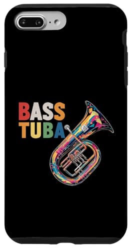 Tuba Design Bass Guitar Instrumental �X�}�z�P�[�X iPhone 7 Plus/8 Plus �p