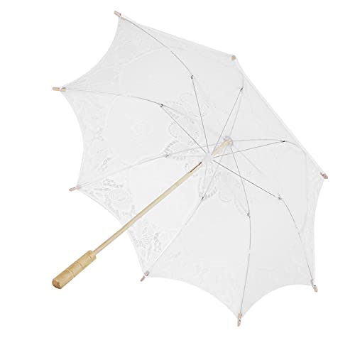 Parapluie en dentelle blanche Pilipane pliable pour se protéger du soleil avec élégance - 2