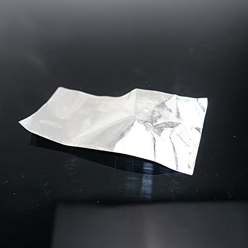 Jewelry Work Silver Foil, 99.99% Pure Silver Soldering Sheet Braze Welding Plate (0.05x50x100cm)
