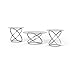Signature Design by Ashley - Hollynyx Contemporary 3-Piece Table Set - Includes Cocktail Table & Two End Tables, Chrome Finish
