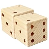 Dés en bois multi-usages : la conception des dés avec des détails les rend attrayants et amusants, ce qui en fait un dé en bois amusant pour les fêtes, un de dés pour enfants