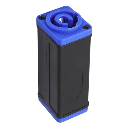 Flame Retardant Power Connectors Adapter with 3 Pin Design Plastic Texture
