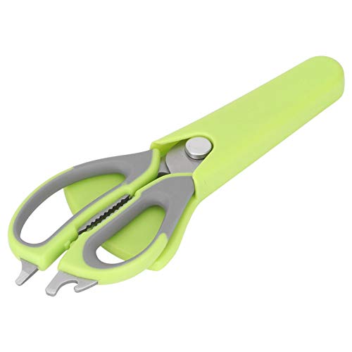 Poultry Shear, Reliable and Durable Stainless Steel Easy to Clean Kitchen Scissor, Outdoor BBQ for Kitchen