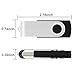 KEXIN 2GB 100 Pack USB Flash Drive - Thumb Drive with LED Indicator - Black