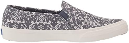 Keds Women's Core Double Decker Mosaic Canvas Sneaker, Blue, 8 | Image 5