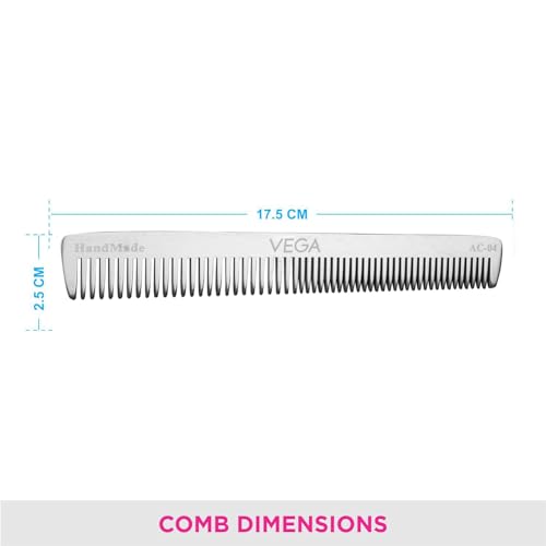 Image of Vega Graduated Dressing Hair Comb, (India's No.1* Hair Comb Brand) For Men and Women, (AC-04)