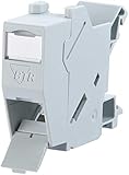 1x BTR E-DAT modul REG 8(8) IP20 unbestueckt zur Montage auf Hutschiene TH35 1TE > 18mm lichtgrau unbestueckt
