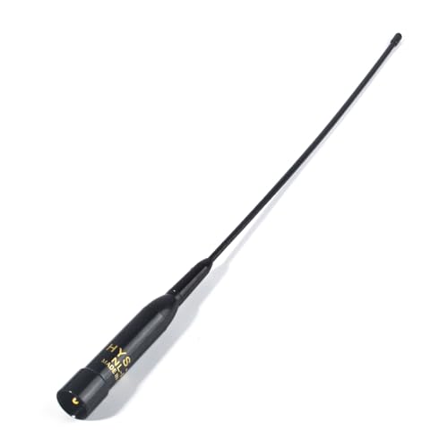 HYS Dual Band UHF/VHF(144/430MHz) PL-259 Connector 100W Soft Mobile Car Radio Antenna SL-16 Male for Amateur Transceiver