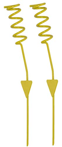 RITE-HITE Bank Fishing Spiral Rod-Holder 2 Pack or 3 Pack - Holds Your Fishing Rod & Reel at The Optimum Angle, Great for Fishing on Lakes and Streams (2 Pack)