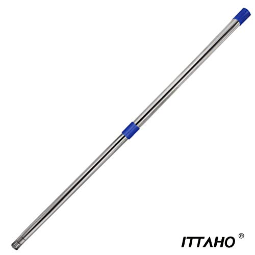 Image of Additional 16 inch Screw-On Extension Poles,2 Pieces for Extendable Window Squeegee-Blue