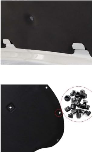 Cotone per Isolamento Acustico e Termico per Cofano Anteriore Motore Auto per BMW 5 Series E60 2004-2010, Tappetino Isolamento Fonoassorbente per Auto Interni Accessori