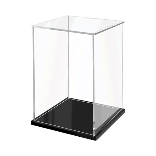 JUJOMAT Schaukasten Acryl Staubdichte Ausstellungsvitrine Klare Vitrine...