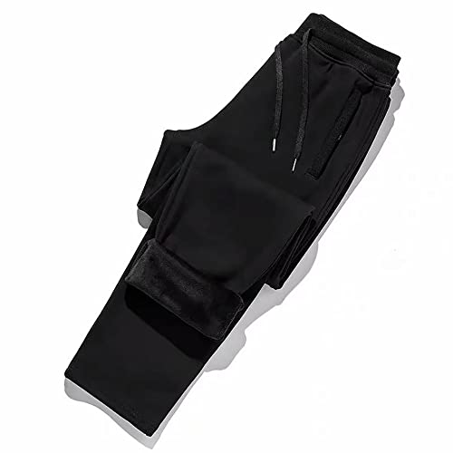 Oniissy Pantalon de jogging en polaire pour homme, pantalon d'entraînement super chaud, taille élastique réglable, pantalon de sport décontracté Cover