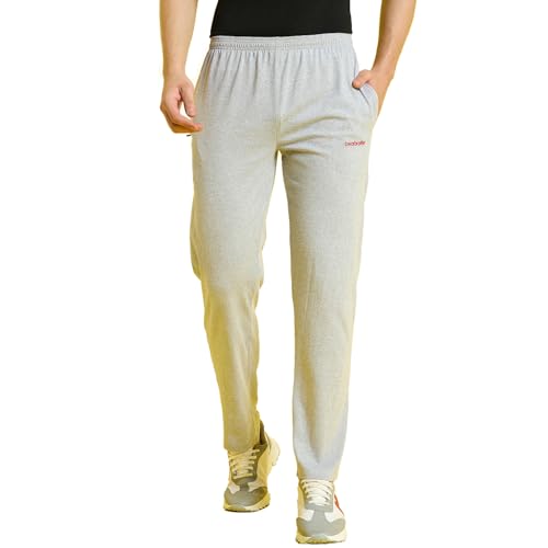Image of bearbrother Men's Regular Fit Solid Trackpants