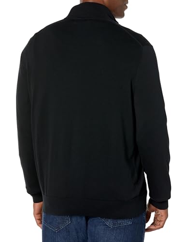 Image of Brooks Brothers Men's Supima Cotton Half-zip Logo Sweater
