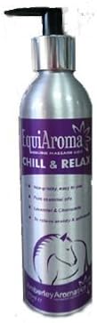 Amberley Aromatics EquiAroma Massage Gel - Chill & Relax 250ml - Calming Massage Gel for Horses - Non-Greasy with Pure Essential Oils for a Relaxing Massage