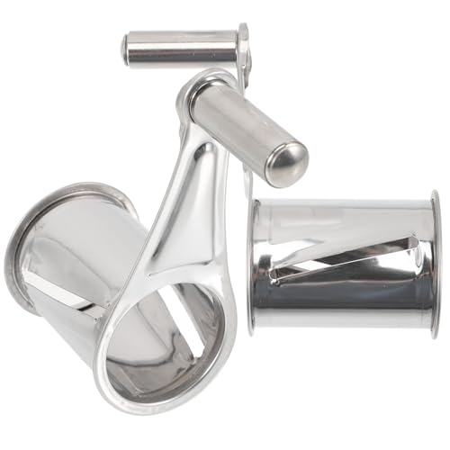Rallador Manual Giratorio de Queso Acero Inoxidable 2 pcs miniatura 1