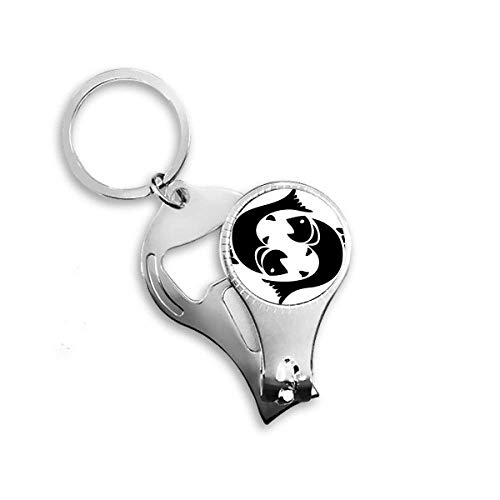 Porte-clés décapsuleur Poisson cadeau d'anniversaire original pour homme et femme