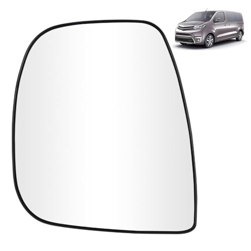 Wjelet Wing Mirror Glass Heated Passenger Side for Citroen Berlingo Peugeot Partner 2012 to 2023, OEM:1608181280 With Backing Plate(Left)