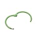 Xiaoyztan 50 Pcs Loose Leaf Opening Ring Buckles Note Book Binder Rings Iron Hanging Rings Keyrings (Inner Diameter 1-Inch Green)