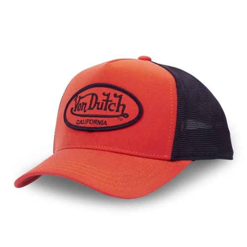 Casquette Von Dutch réglable rouge et noire pour ajuster votre style urbain au quotidien
