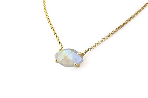 Pendentif de Pierres de Lune et Collier de Mariée : Bijou d'exception en pierre gemme naturelle