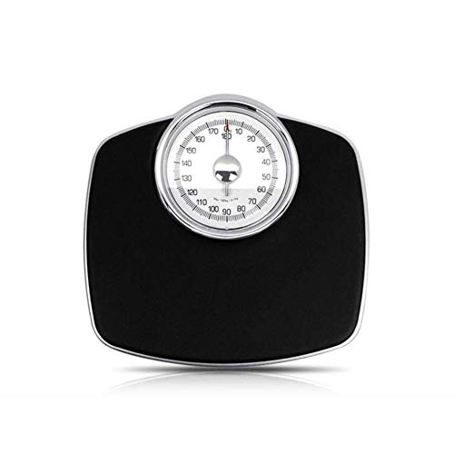 Mechanische Personenwaage, schnell, genau und zuverlässig Wiegen Leicht zu lesen Hohe Kapazität 180 kg Keine Batterie erforderlich Weiß +