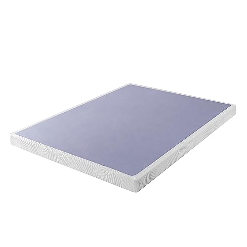 Zinus Edgar 4 Inch Wood Box Spring / Mattress Foundation / Sturdy Wood Structure / Low Profile / Easy Assembly, King #TOP6