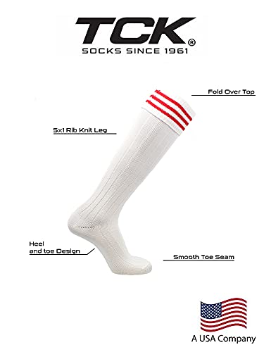 Image of Soccer Socks With Fold Down Top - European Style for Adults - Men and Women