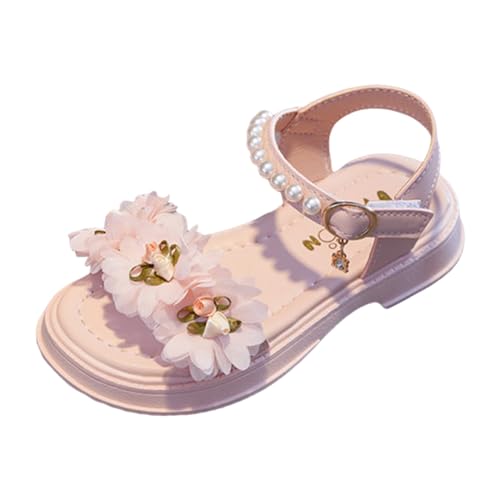 IWIHMIV Girls Flat Sandals Girls Comfortable Thick Soled Sandals Casual Open Toe Summer Casual Soft Sole Shoess