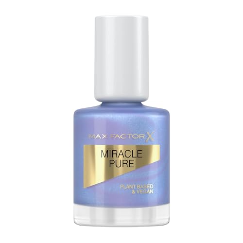 Max Factor Miracle Pure Nail, smalto lucido per unghie, colore intenso con cristalli curativi e ingredienti curativi, colore 850 Bright Angelite