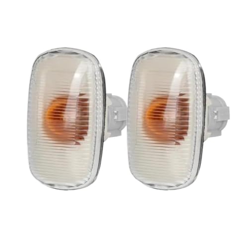 ZSHYTWE Indicador Intermitente Bombilla Halógena De 3 W, Luz De Posición Lateral, Intermitente, Luz Ámbar para Isuzu para D-MAX 2/4DR Ute (10/2008-05/2012) Giro Indicadoras Luz(2pcs Clear)