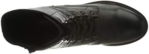 Geox Women's D HOARA G Mid Calf Boot, Black, 10.5 | Image 4