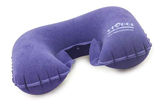 Viaggi Purple Inflatable travel pillow 2