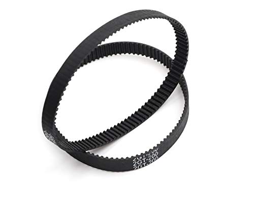 Lysee 3D Printer Parts & Accessories - 10pcs/lot 3D Printer Timing Belt GT2 6MM Closed Loop Rubber 2GT Timing Belt 616/670/696/752/760/784/810/840/848/900/930/976 MM - (Size: GT2-6- 752mm)