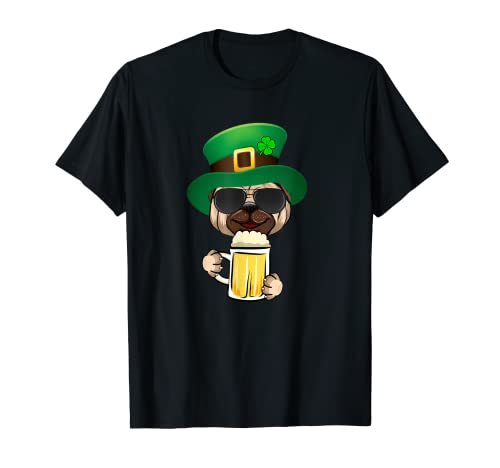 Carlino St Patricks Day Beer Costume fortunato Irish Funny Tee Maglietta