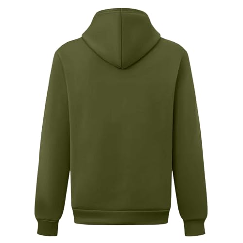 Hoodies for Men Lightweight Fleece Casual Drawstring Pullover Sweatshirts Solid Color Long Sleeve Hoodies with Pockets2