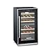 Produktbild SEVERIN SEVINZO 28 DUO Weinkühlschrank, Dualzone Weinkühler für 28 Flaschen, hochwertiger Wine Fridge mit Touch Steuerung und 5 Holzböden, 80 L Nutzinhalt, schwarz/silber, WKS 8894