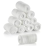 GARANTÍA DE SATISFACCIÓN 100%: ¡Todo lo que necesita en rollos de gasa de grado médico! Nuestro compromiso es que su satisfacción está garantizada con cada compra que realice con nosotros. Nos complace servirle en todo lo que podamos y estamos ansiosos por satisfacer todas sus necesidades. Si por alguna razón no está 100% satisfecho, haremos todo lo que esté a nuestro alcance para asegurarnos de que se vaya con una sonrisa.