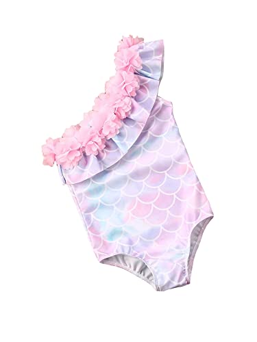 Loalirando Costume da Bagno Intero da Bambina 1-5