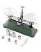 QWORK Balance Scale, 200g / 0.2g, Mini Laboratory Triple Beam Balance Beam Scale for Teaching Tool