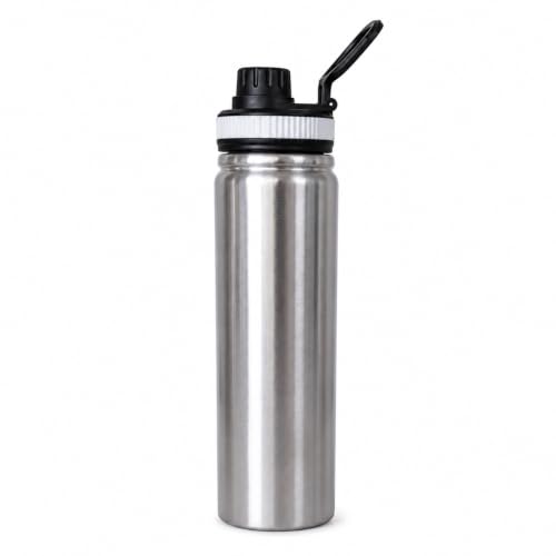 Image of Premium 1 Litre Vacuum Insulated Stainless Steel Water Bottle | SUS 316 Food Grade Steel | Hot 12 Hrs & Cold 24 Hrs | Leakproof, BPA Free | Wide Mouth with Steel Filter (Silver)