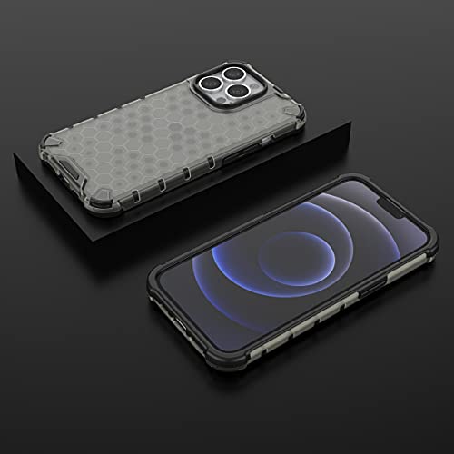 Image of Glasgow Back Case Cover Designed for Apple iPhone 13 Pro - Black