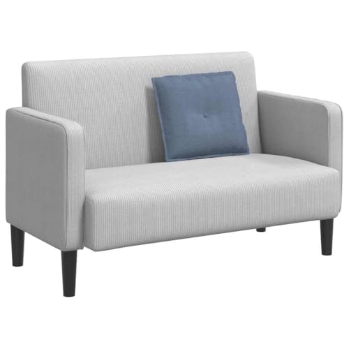 Coussin de dos bleu en velours côtelé, accessoire déco haut de gamme - 4